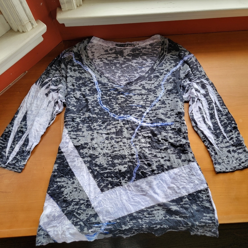 Elvis Laskin sheer top